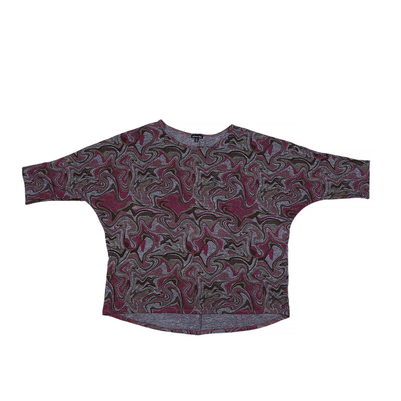 بلوز آستین سه ربع زنانه مدل کیمینو