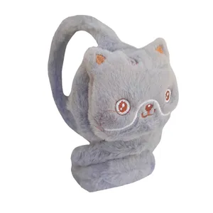 گوش گیر زمستانی بچگانه مدل هدفونی طرح گربه