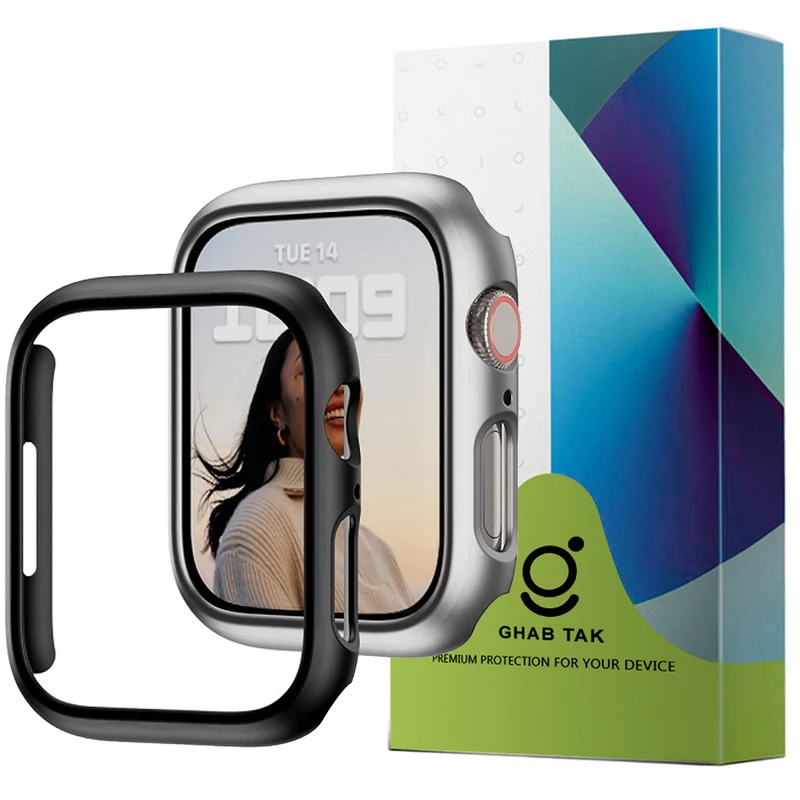 کاور قاب تک مدل WATCHSAFE مناسب برای اپل واچ Series 8 Aluminum 45 mm