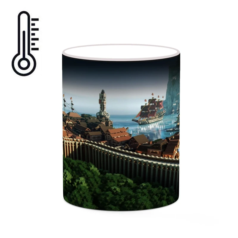 ماگ حرارتی کاکتی طرح ماینکرافت minecraft مدل mgh41364