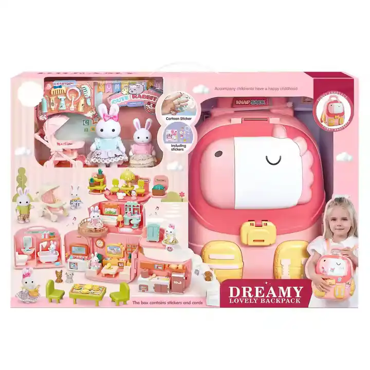 ست اسباب بازی لوازم خانه مدل Dreamy طرح خرگوشی