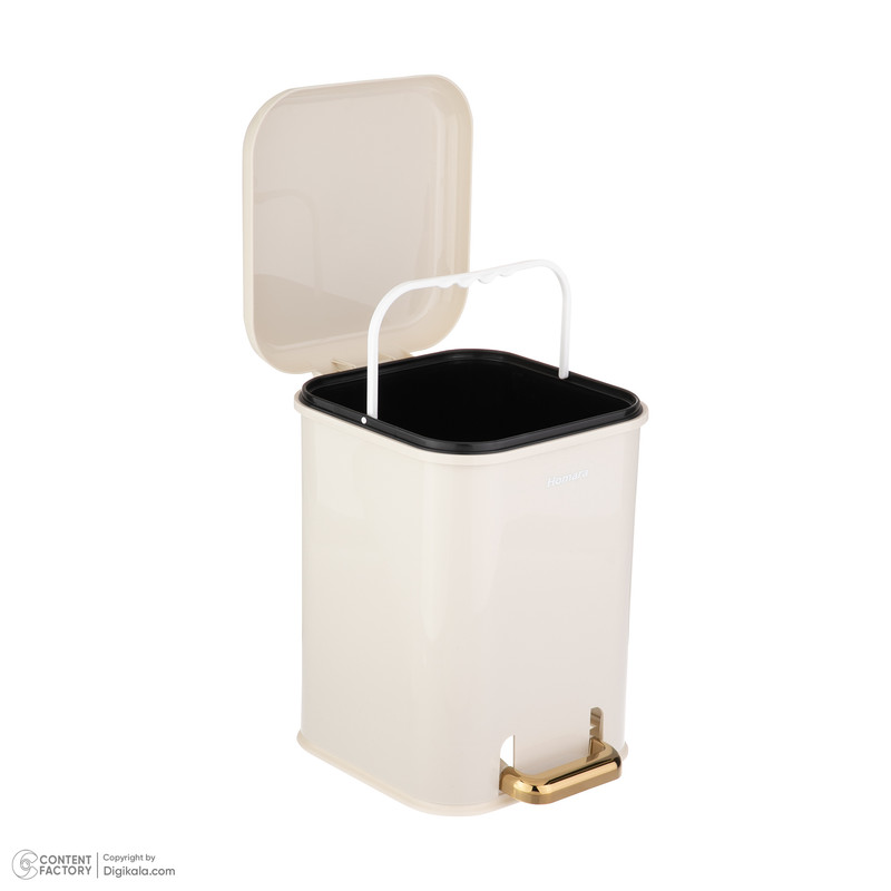 ست سطل و فرچه همارا طرح مربع مدل پدالی