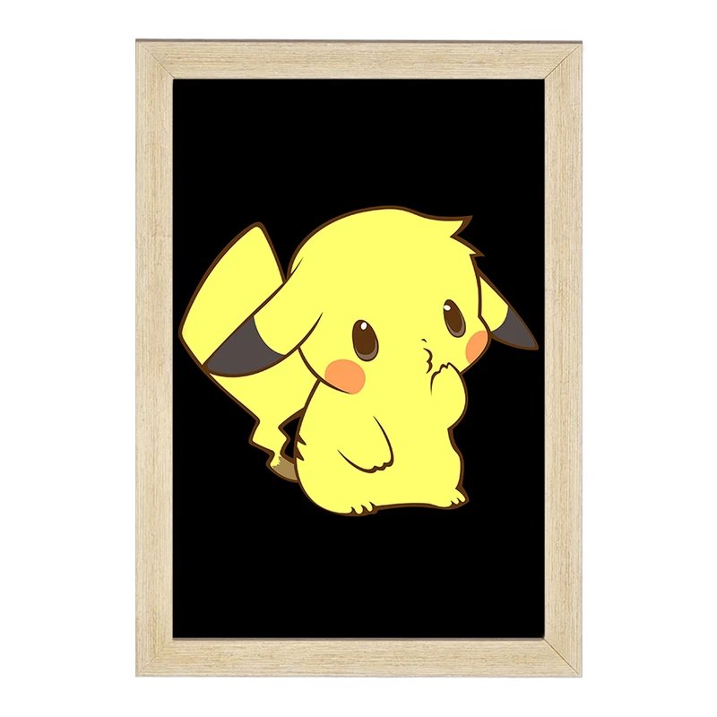 تابلو خندالو مدل پیکاچو انیمه پوکمون  کد 17372