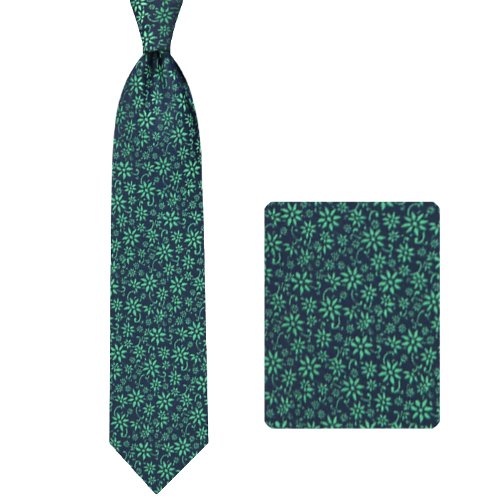 ست کراوات و دستمال جیب مردانه فایو کد 9000107
