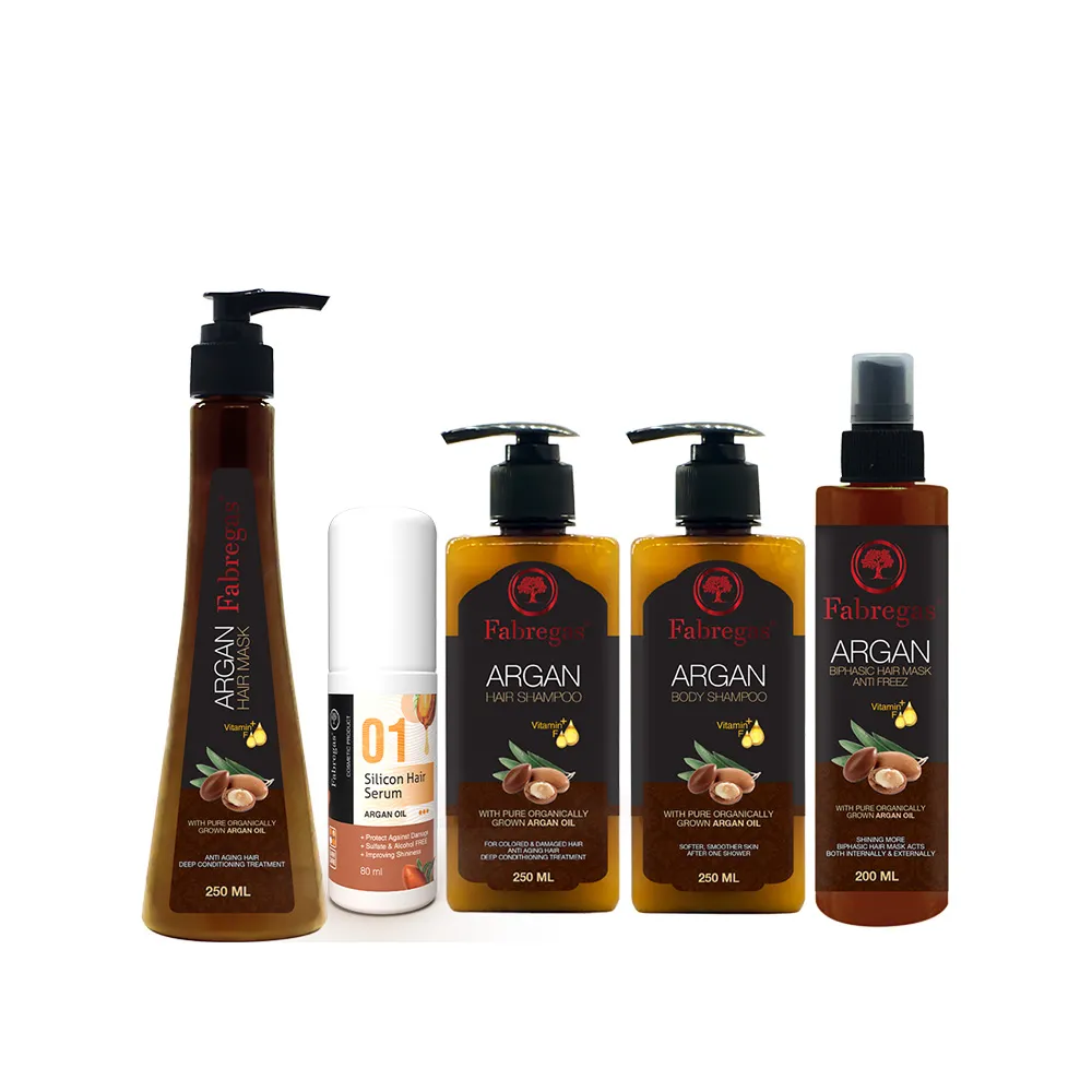مجموعه ترمیم کننده موی فابریگاس مدل Argan مجموعه 5 عددی