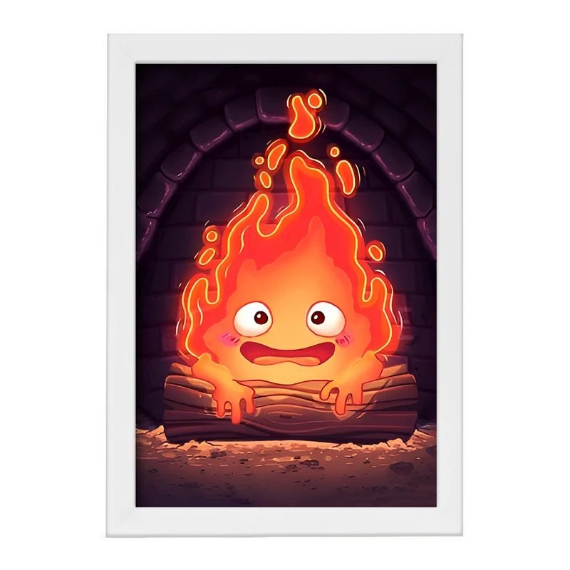 تابلو خندالو مدل کالسیفر انیمه قلعه متحرک هاول کد F9380