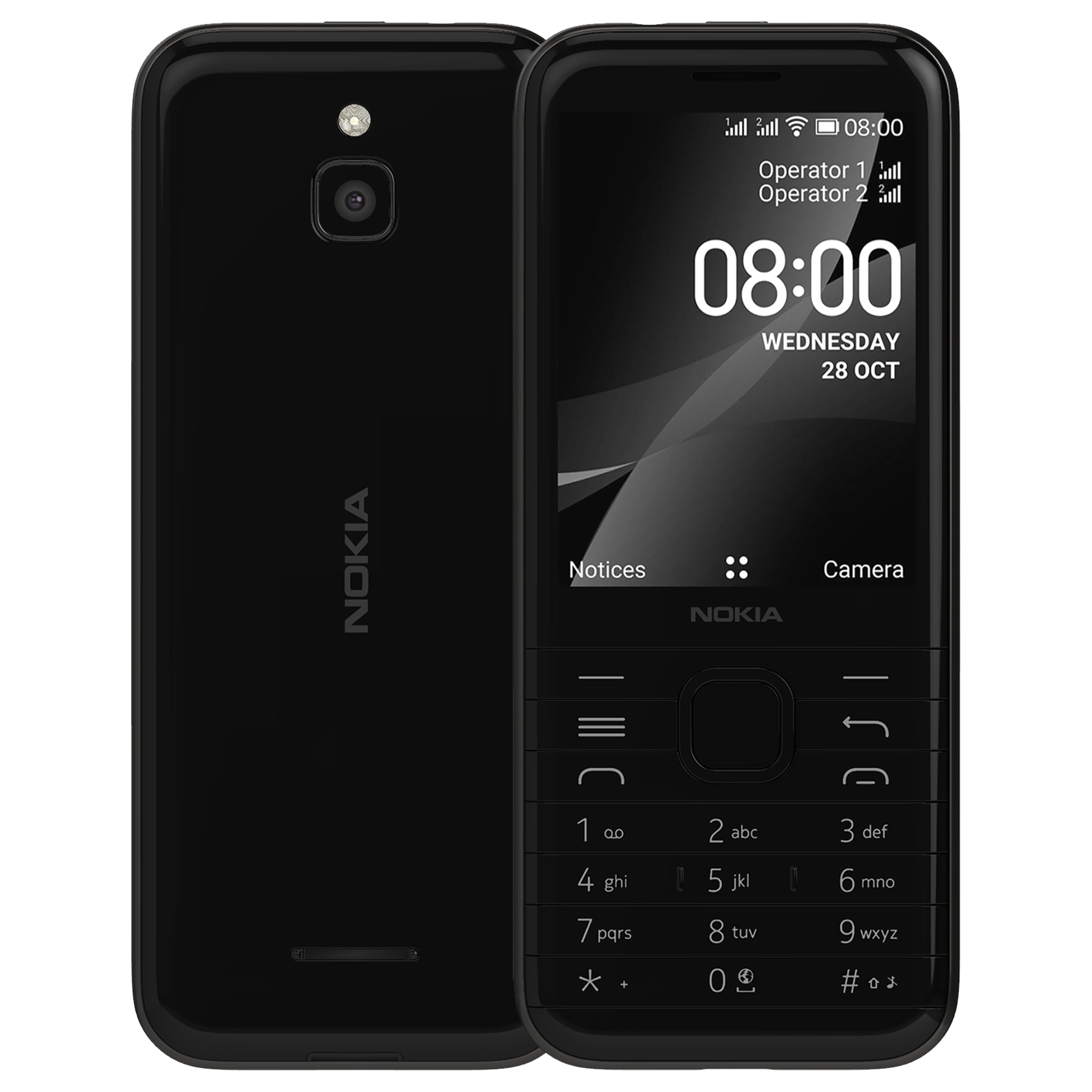 گوشی موبایل نوکیا مدل 4G 8000 TA-1311 AR دو سیم کارت ظرفیت 4 گیگابایت و رم 512 مگابایت