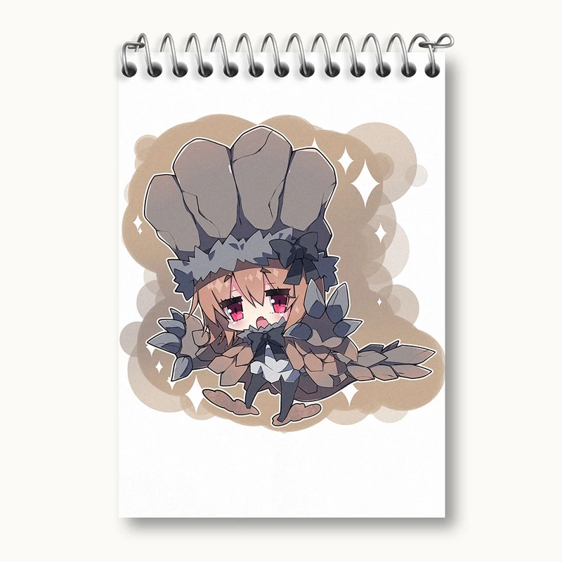 دفتر یادداشت 50 برگ خندالو مدل بازی شکارچی هیولا (Monster Hunter) کد 33191