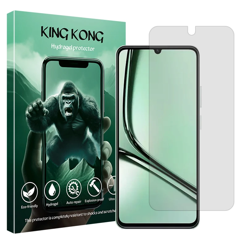 محافظ صفحه نمایش شفاف کینگ کونگ مدل Tough مناسب برای گوشی موبایل ریلمی Note 60X