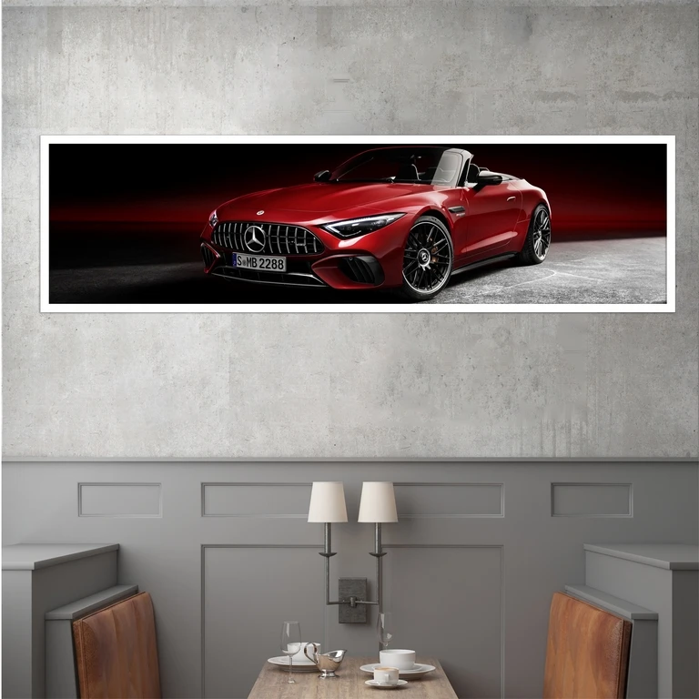 تابلو بکلیت طرح ماشین کروک بنز مدل کشیده W-7902