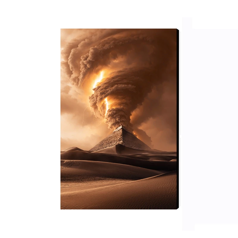 تابلو شاسی عرش مدل فانتزی منظره اهرام کد As2474