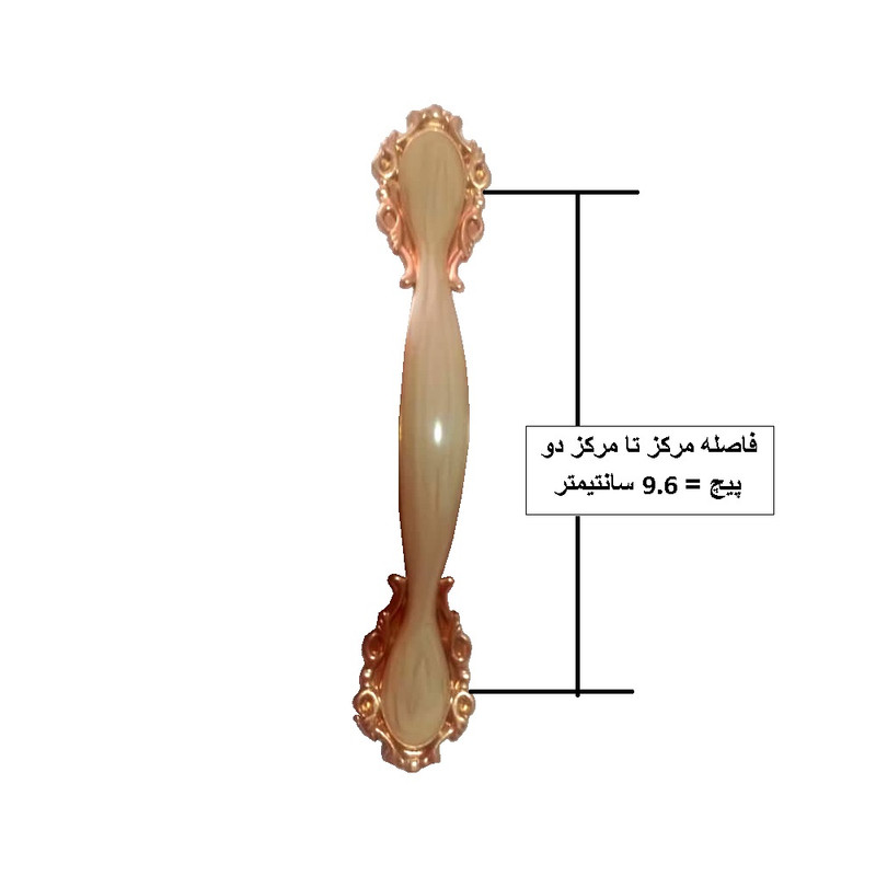 دستگیره کابینت و کمد مدل MNN96 بسته 5 عددی