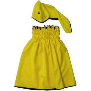 حوله استخری مدل دکلته کد 108182 سایز 75×150 سانتی متر به همراه کلاه حوله ای
