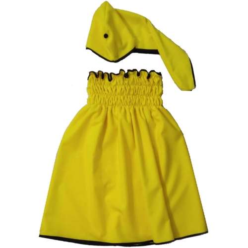 حوله استخری مدل دکلته کد 108182 سایز 75×150 سانتی متر به همراه کلاه حوله ای