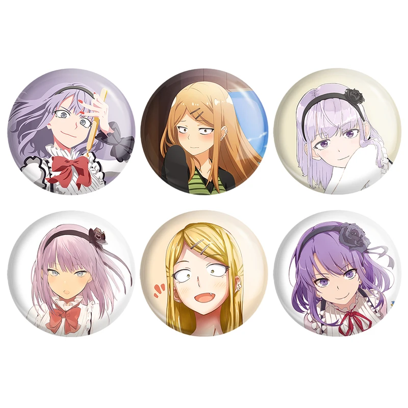 مگنت خندالو طرح انیمه داگاشی کاشی Dagashi Kashi کد 1451B مجموعه 6 عددی