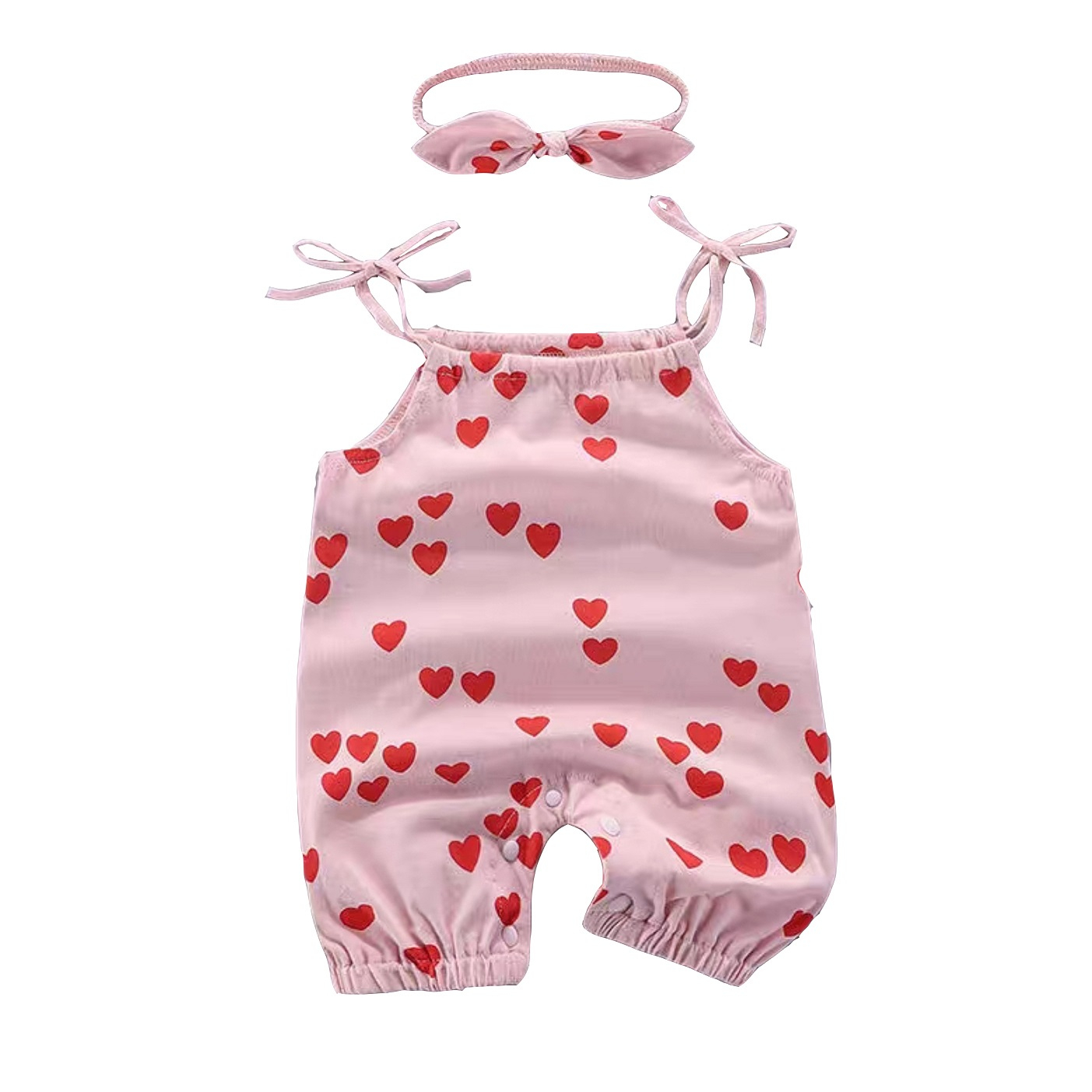 ست پیراهن و پاپیون نوزادی مدل Evr-01