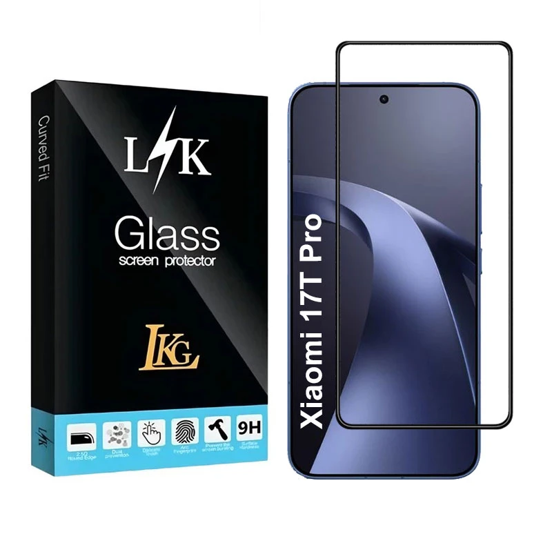 محافظ صفحه نمایش ال کا جی مدل FULL-Lk مناسب برای گوشی موبایل شیائومی 17T Pro