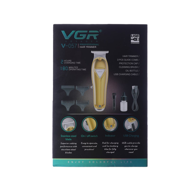 ماشین اصلاح موی سر و صورت وی جی ار مدل V-057