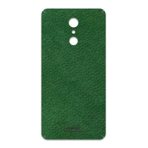 MAHOOT Green-Leather Cover Sticker for LG Q Stylus