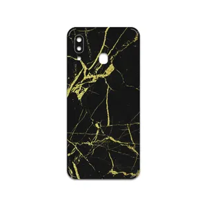 MAHOOT Graphite-Gold-Marble Cover Sticker for Samsung Galaxy A20
