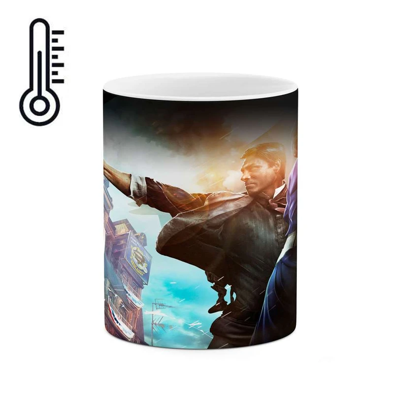 ماگ حرارتی کاکتی مدل Bioshock Infinite کد mgh12232
