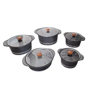 سرویس قابلمه و تابه 10 پارچه چدن سنهایزر مدل آرسین