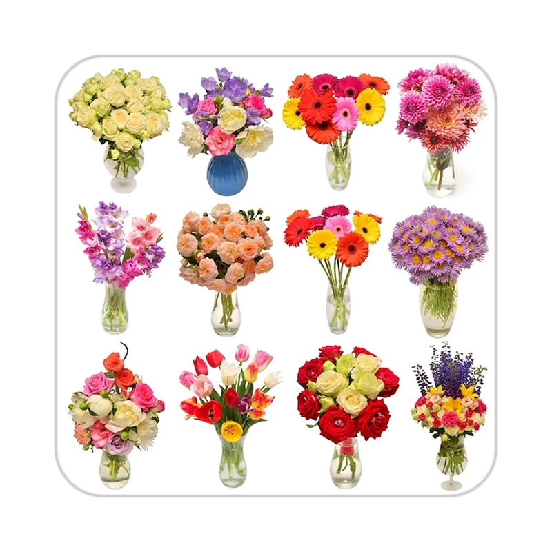 زیر لیوانی کاکتی طرح گل مدل mp16864