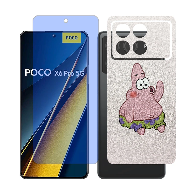 محافظ صفحه نمایش مات آنتی بلو گلس مدل Together مناسب برای گوشی موبایل شیائومی Poco X6 Pro به همراه برچسب پوششی