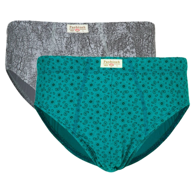 شورت اسلیپ مردانه پنبینه مدل نخ پنبه بسته 2 عددی