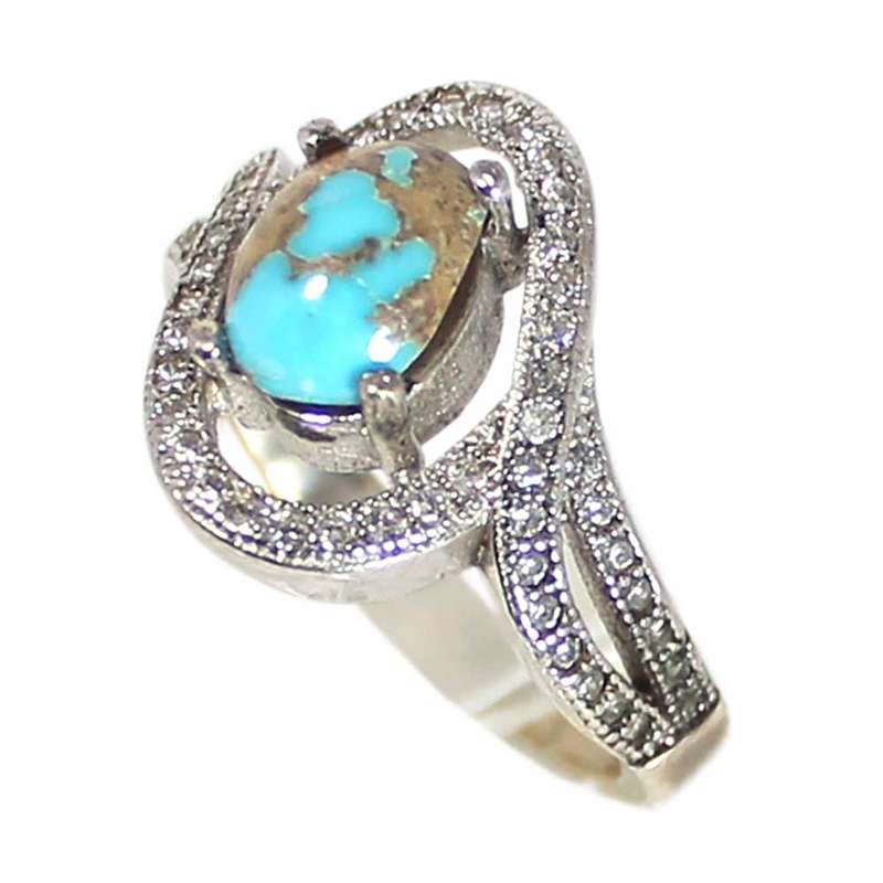 انگشتر نقره زنانه کد 17081