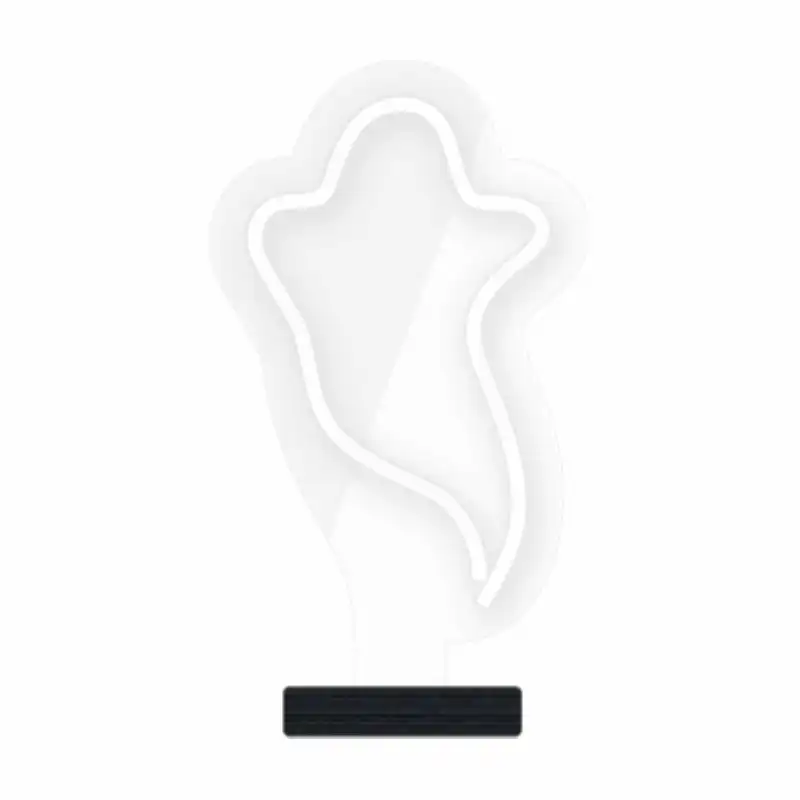 چراغ رومیزی مدل ریموت دار GHOST-GL_WHT-GLASS