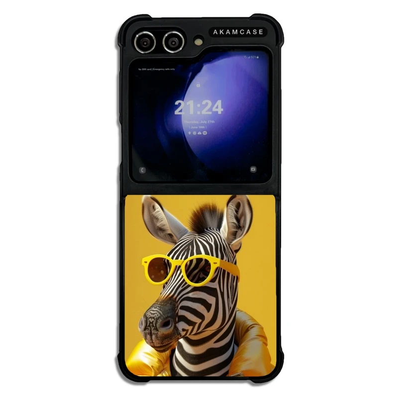 کاور آکام مدل AMC-WSGZFLIP5-ANIMALS-24 مناسب برای گوشی موبایل سامسونگ Galaxy Z Flip 5