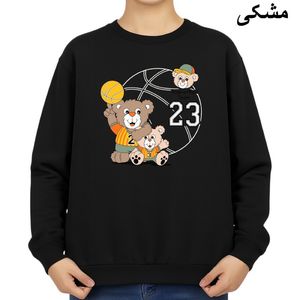سویشرت زنانه مدل خرس بسکتبال کد v3