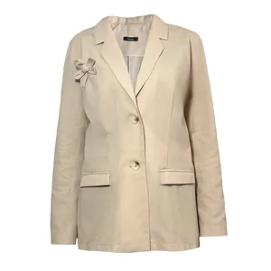 کت زنانه مدل Crm-963-lin رنگ کرم