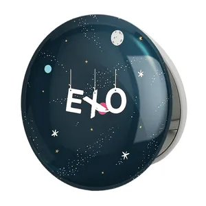 آینه جیبی خندالو طرح گروه اکسو EXO مدل تاشو کد 13633 