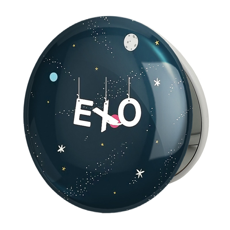 آینه جیبی خندالو طرح گروه اکسو EXO مدل تاشو کد 13633 
