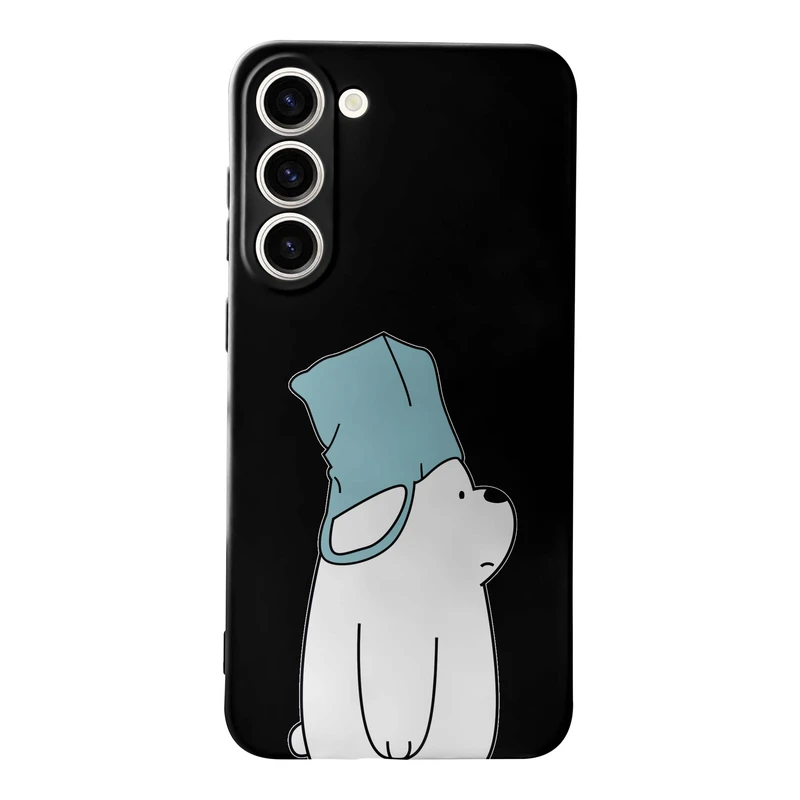 کاور قاب گارد طرح خرس کله فندقی کد s11743 مناسب برای گوشی موبایل سامسونگ Galaxy S23 Plus