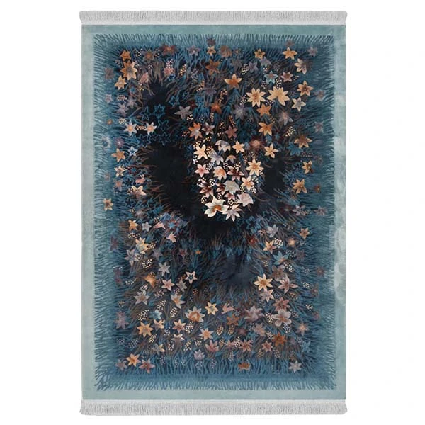 فرش پارچه‌ای دفه مدل فرشینه هازان مخمل کد 071