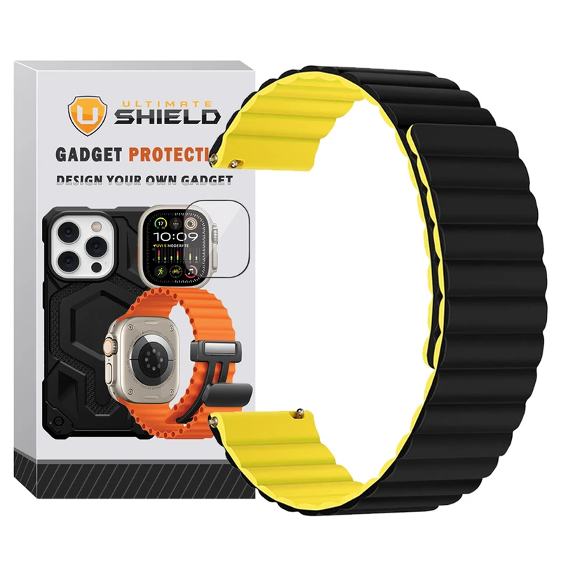 بند آلتیمیت شیلد مدل SIC Link UL BK TW مناسب برای ساعت هوشمند گلوریمی M1 Pro / GS1 Pro / Calling Watch M2