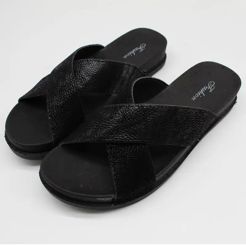 دمپایی زنانه نیکتا مدل 014-BK-BK