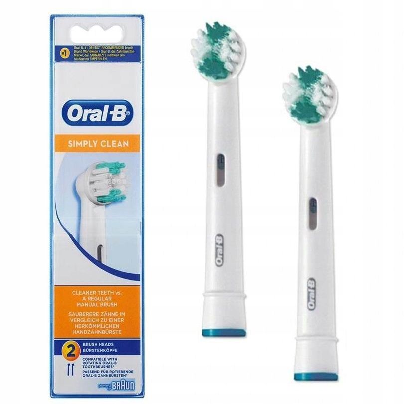 سری یدک مسواک برقی اورال-بی مدل SIMPLY CLEAN بسته دو عددی -  - 2