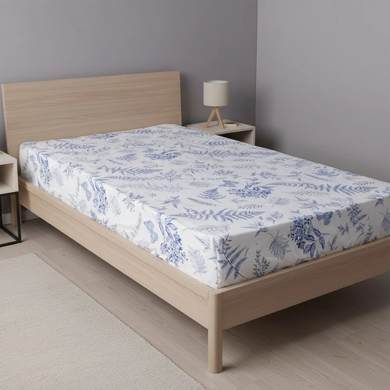 ملحفه فیلور آدنو مدل پیچک کد FI23 یک نفره سایز 90x200 سانتی متر