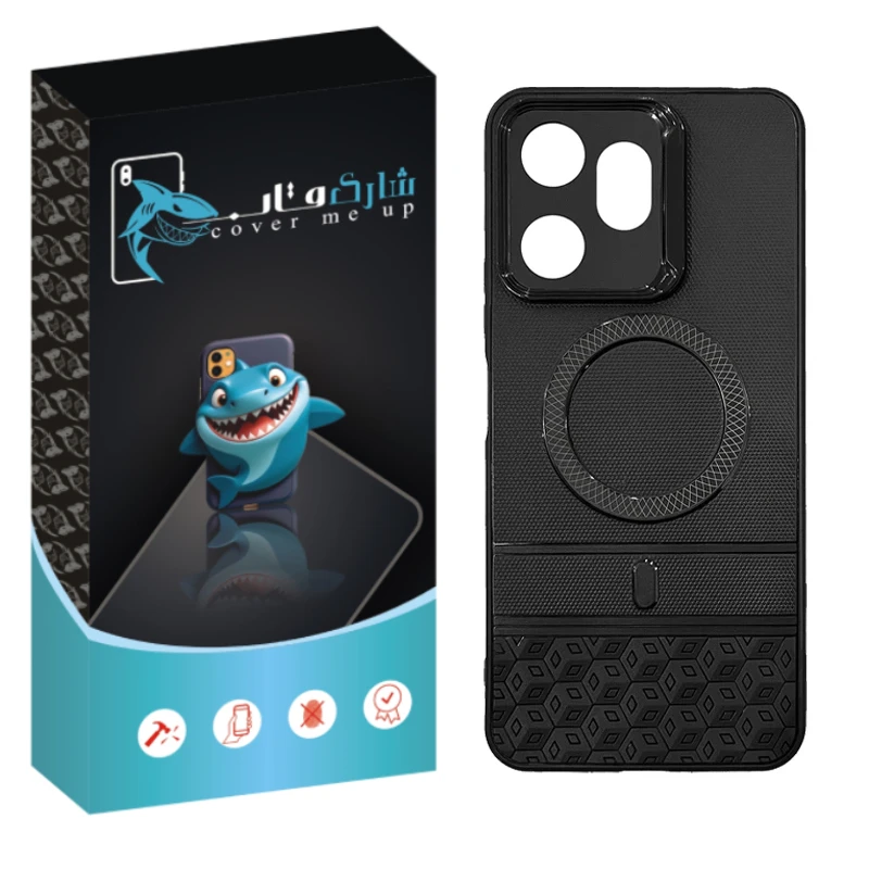 کاور شارک قاب مدل تاس مناسب برای گوشی موبایل شیائومی Redmi 13c / Poco C65