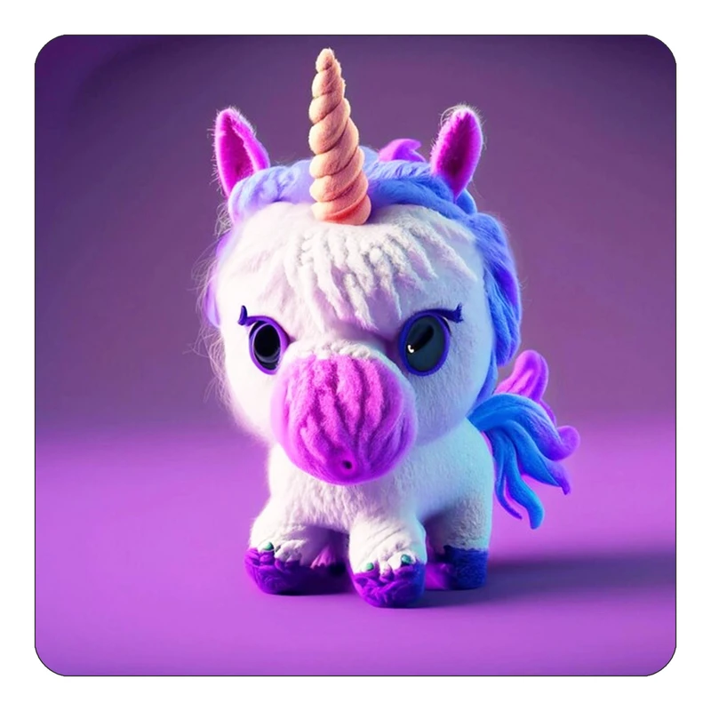 مگنت کاکتی طرح اسب تک شاخ و یونیکورن مدل mp29003