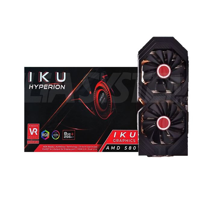 کارت گرافیک مبتنی بر AMD آیکیو مدل IKU RX580 8GB