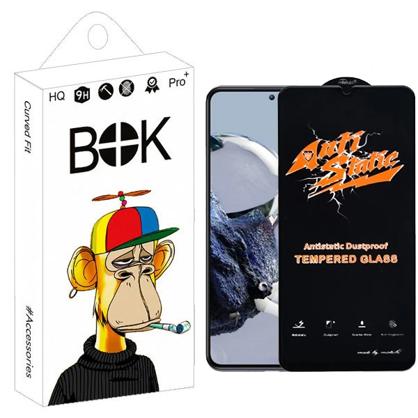  محافظ صفحه نمایش آنتی استاتیک بوک مدل Safion مناسب برای گوشی موبایل شیائومی Mi 12T