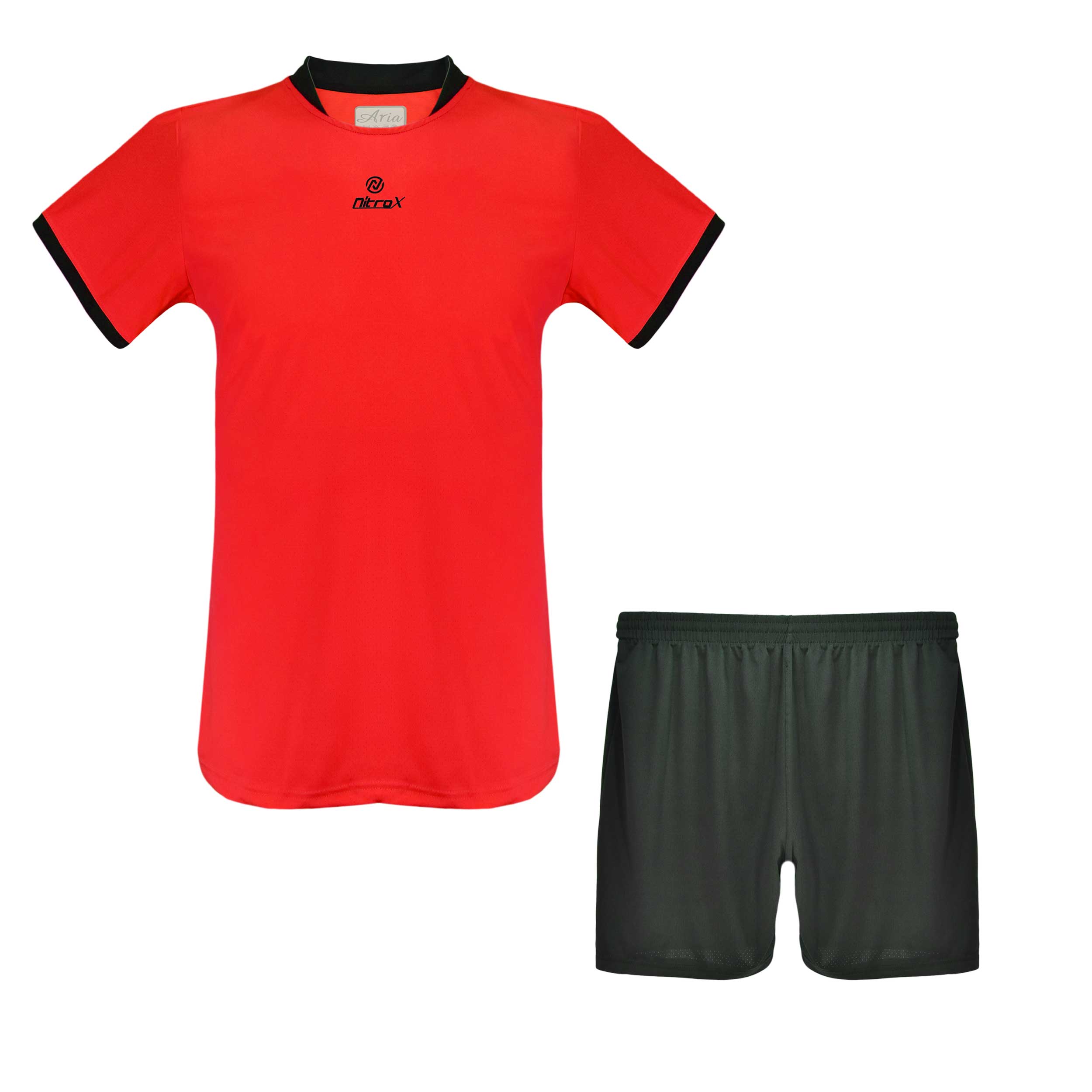 ست تی شرت و شلوارک ورزشی مردانه آریا مدل نیترو کد M1652-6
