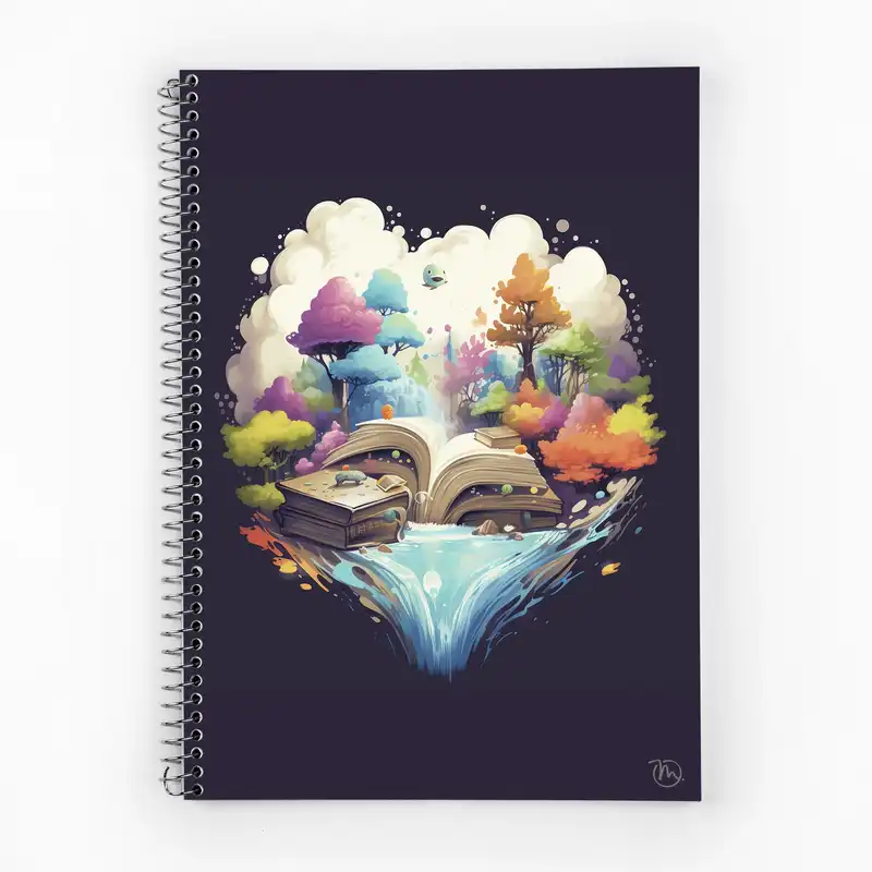 دفتر مشق 50 برگ مدوپد مدل Ghibli کد DF2485