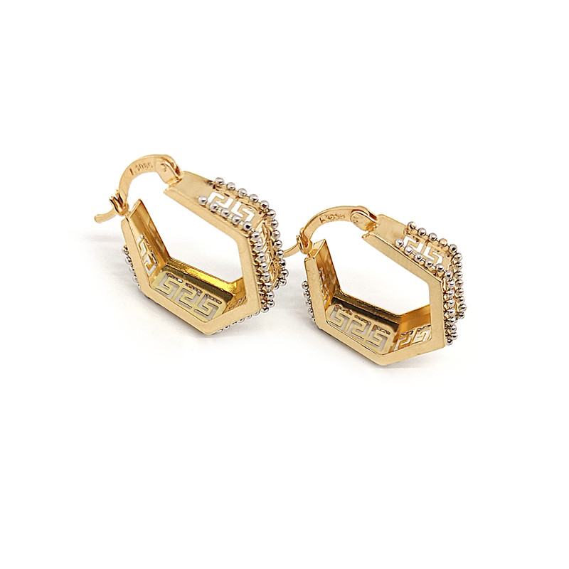 گوشواره طلا 18 عیار زنانه طلا و جواهرسازی افرا مدل ورساچه 292300301 - 8