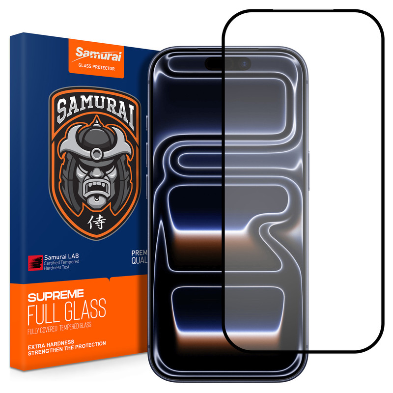 محافظ صفحه نمایش سامورایی مدل ovglass مناسب برای گوشی موبایل اپل iPhone 17 Pro